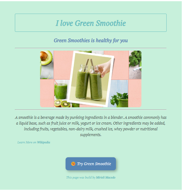 Smoothie Project Image